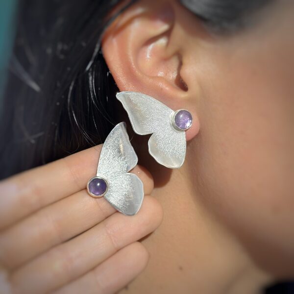 Maxiaretes Mariposa - Piedra Amatista