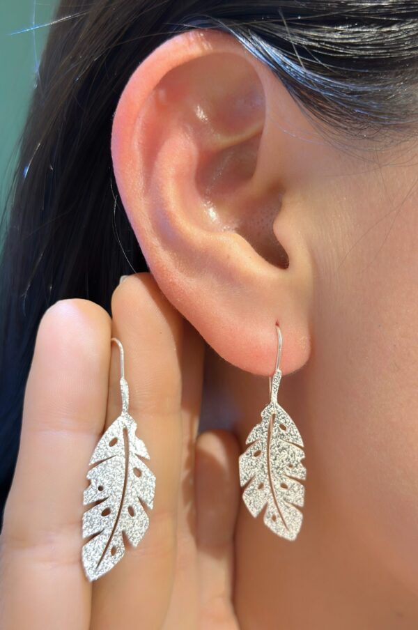 Aretes Hojas Colgantes