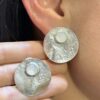 Aretes Luna Labradorita