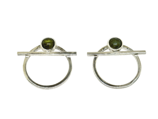 Aretes Vitrubio Piedra Labradorita