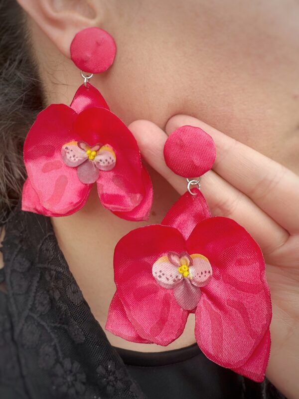 Aretes Orquídeas