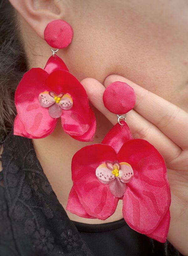 Aretes Orquídeas