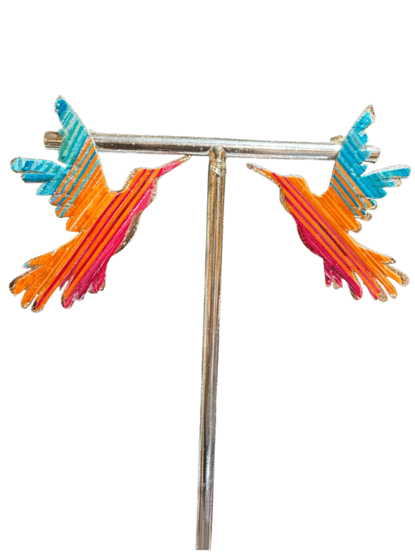 Aretes Colibrí Mediano