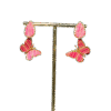 Aretes Mariposa Rosada