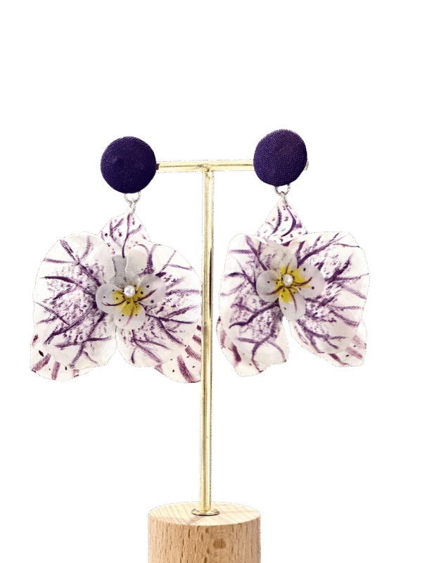 Aretes Orquídeas