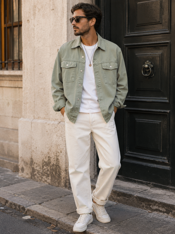 34c8f8d8-677a-4711-b4a0-5c5f0cff398a Chaqueta Oversize Verde Oliva